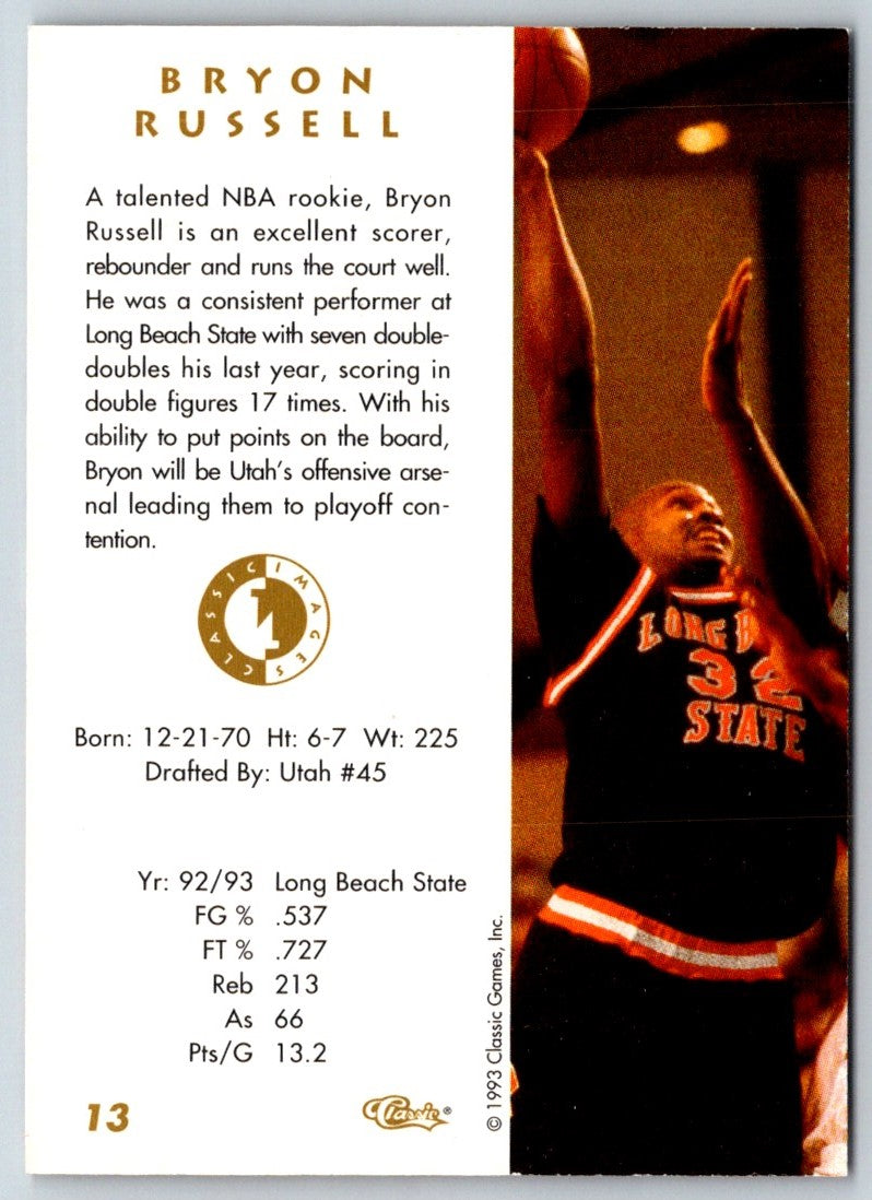 1993 Playoff Bryon Russell