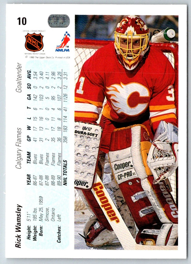 1990 Upper Deck Rick Wamsley