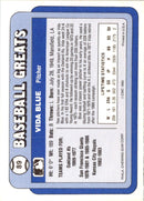1990 Swell Baseball Greats Vida Blue