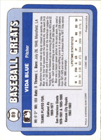 1990 Swell Baseball Greats Vida Blue #89