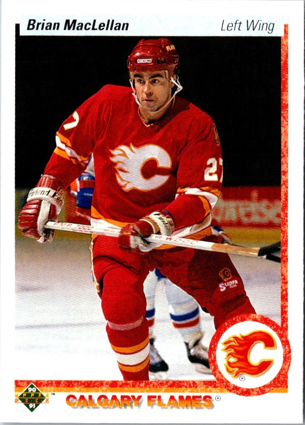 1990 Upper Deck Brian MacLellan #372