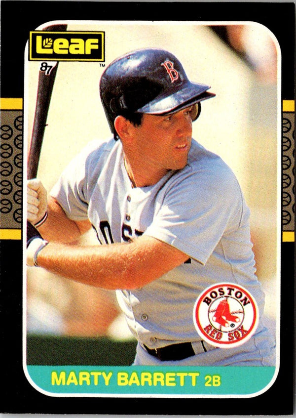 1987 Leaf Marty Barrett #165