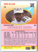 1990 Fleer Eric Allen