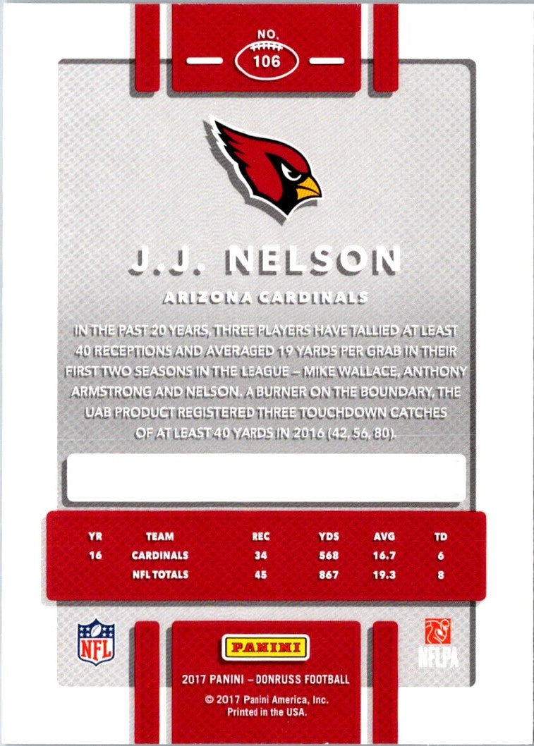 2017 Donruss J.J. Nelson