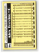 1990 Topps Tiffany Alex Trevino