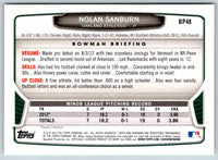 2014 Bowman Nolan Sanburn #BP48