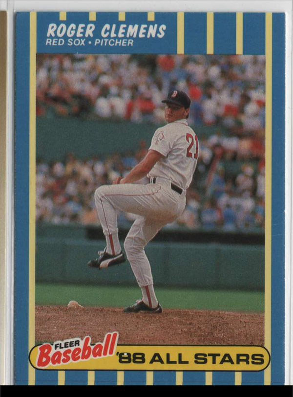 1988 Fleer Baseball All-Stars Roger Clemens #8