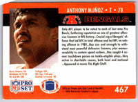 1990 Proset Anthony MuÃ±oz #467