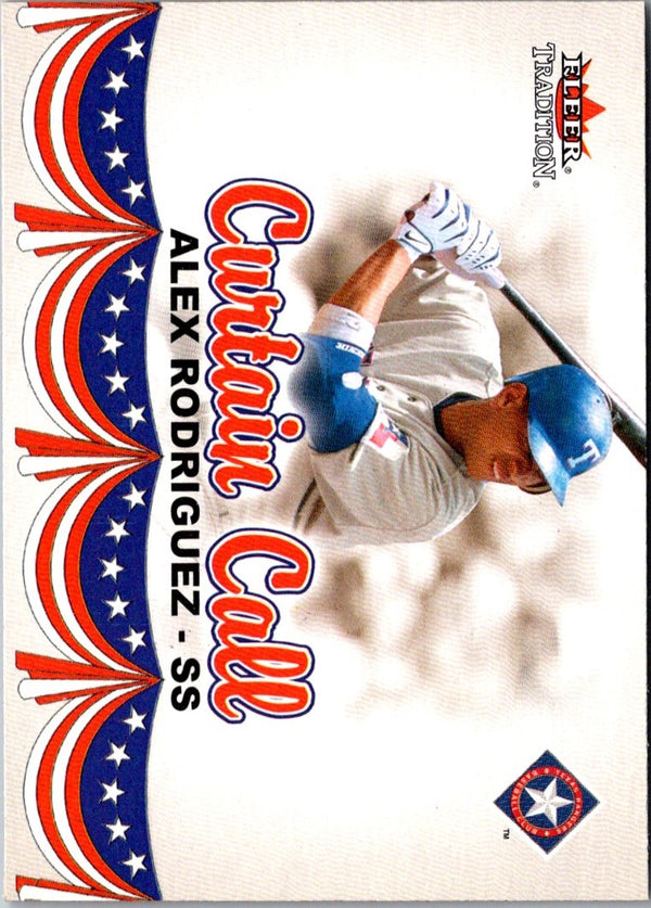 2002 Fleer Tradition Update Alex Rodriguez #U384