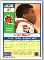1990 Score Leon White #32