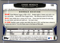 2013 Bowman Chrome Chase Headley #195
