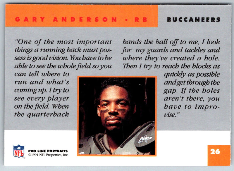 1991 Pro Line Portraits Gary Anderson