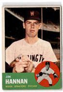 1963 Topps Jim Hannan