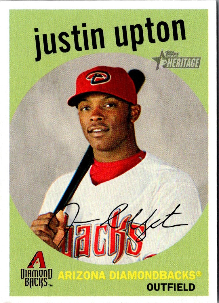 2008 Topps Heritage Justin Upton