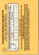 1985 Donruss Joe Hesketh