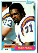 1981 Topps Eddie Payton