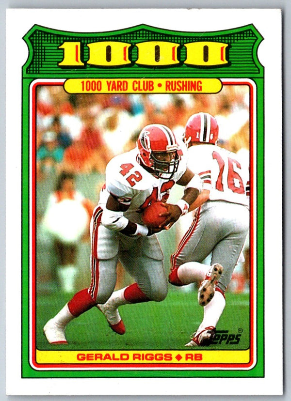 1988 Topps 1000 Yard Club Gerald Riggs #17