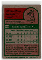 1975 Topps Charlie Sands #548 EXMT