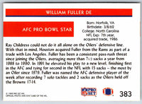 1992 Proset William Fuller #383