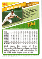 1993 Topps Gold Walt Weiss #580