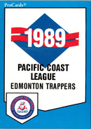 1989 ProCards Minor League Team Sets Checklist