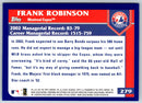 2003 Topps Frank Robinson