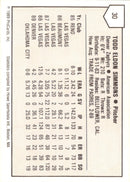 1989 ProCards Todd Simmons