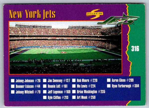 1994 Score New York Jets  #316