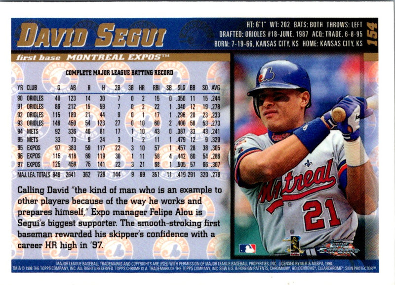 1999 Topps MVP Promotion All-Topps NL First Basemen