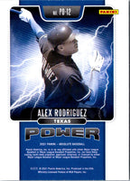 2020 Panini Absolute 500 HR Club Bats Alex Rodriguez #500-AR