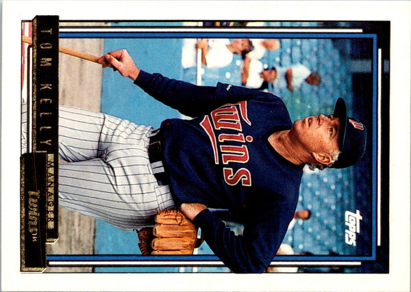 1992 Topps Tom Kelly #459