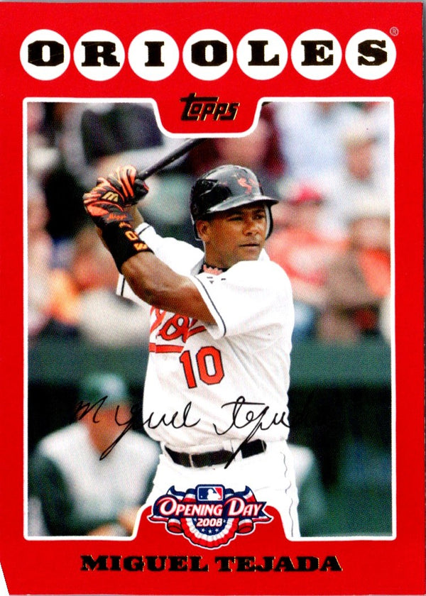 2008 Topps Opening Day Miguel Tejada #18