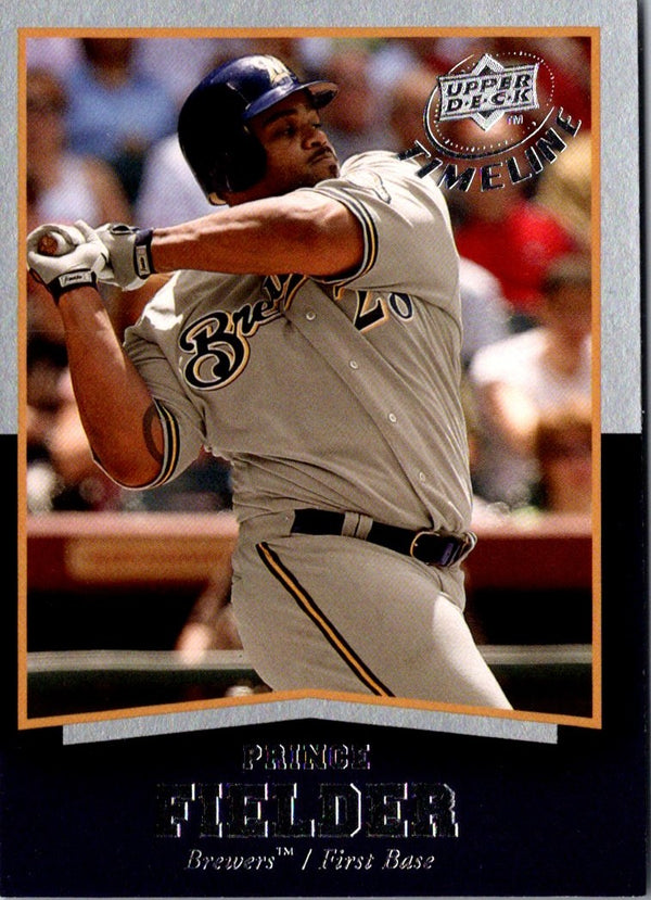 2008 Upper Deck Timeline Prince Fielder #19