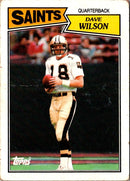 1987 Topps Dave Wilson
