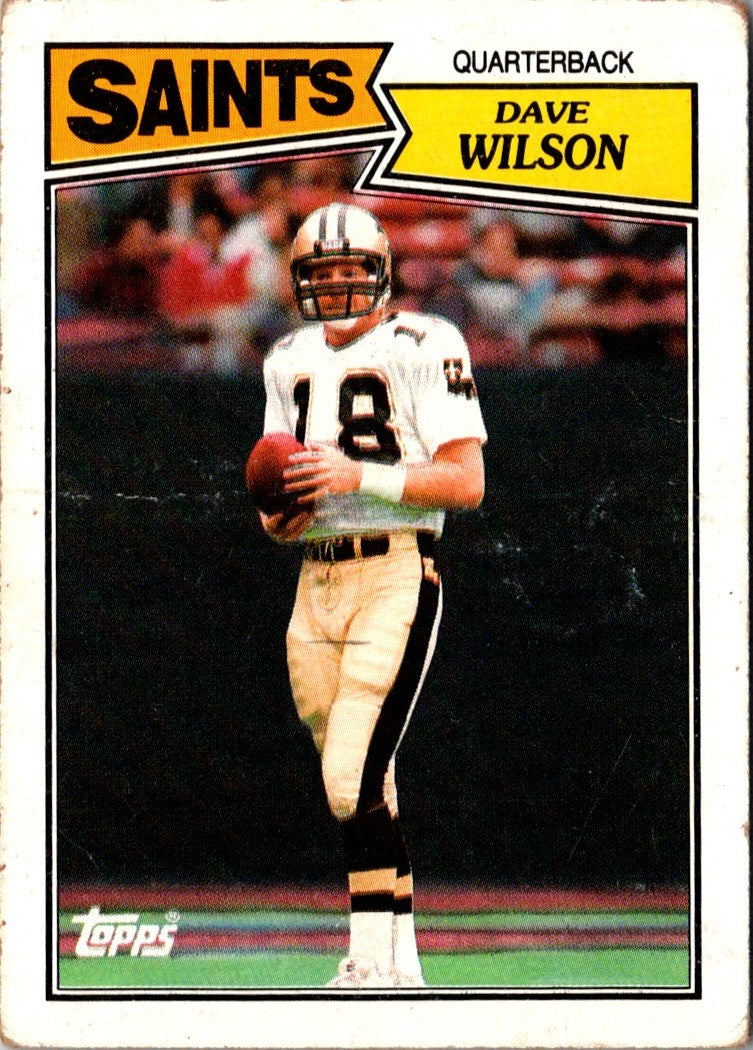 1987 Topps Dave Wilson