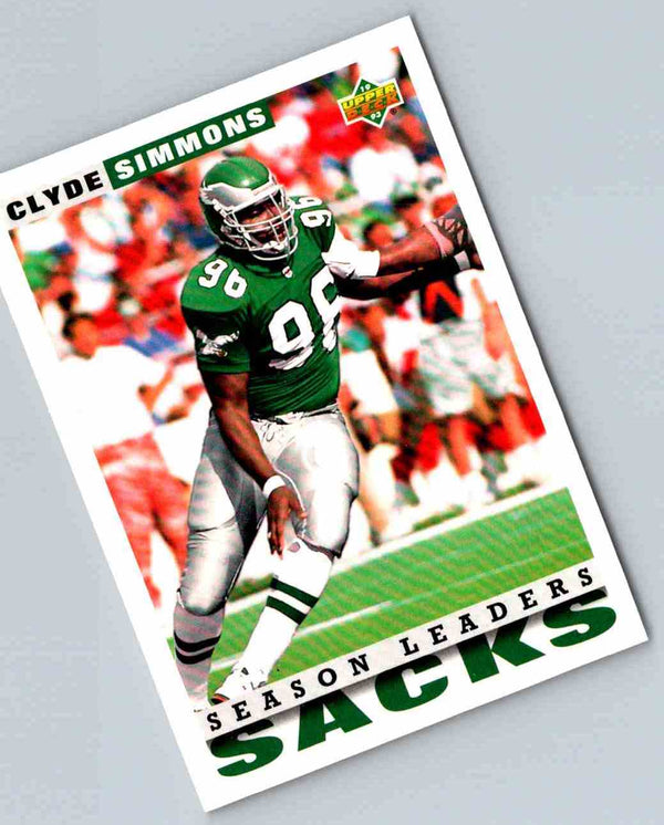 1991 Upper Deck Clyde Simmons #422