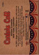 2002 Fleer Tradition Update Roger Clemens