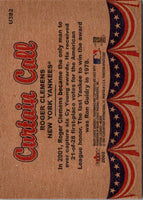 2002 Fleer Tradition Update Roger Clemens #U382