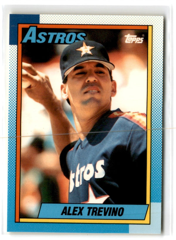 1990 Topps Tiffany Alex Trevino #342