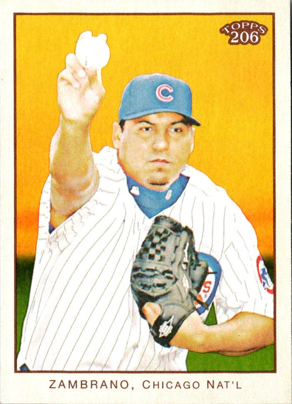 2009 Topps 206 Carlos Zambrano #114