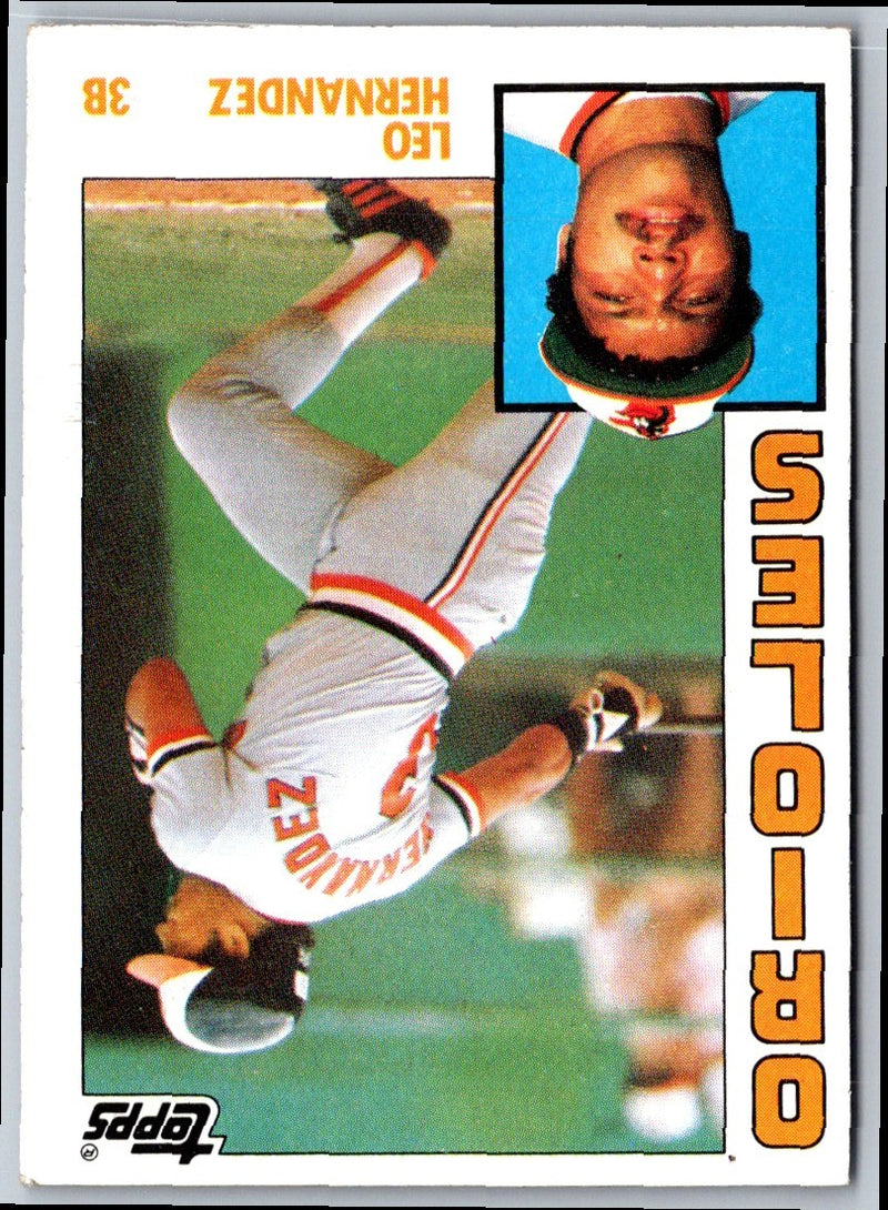 1984 Topps Leo Hernandez