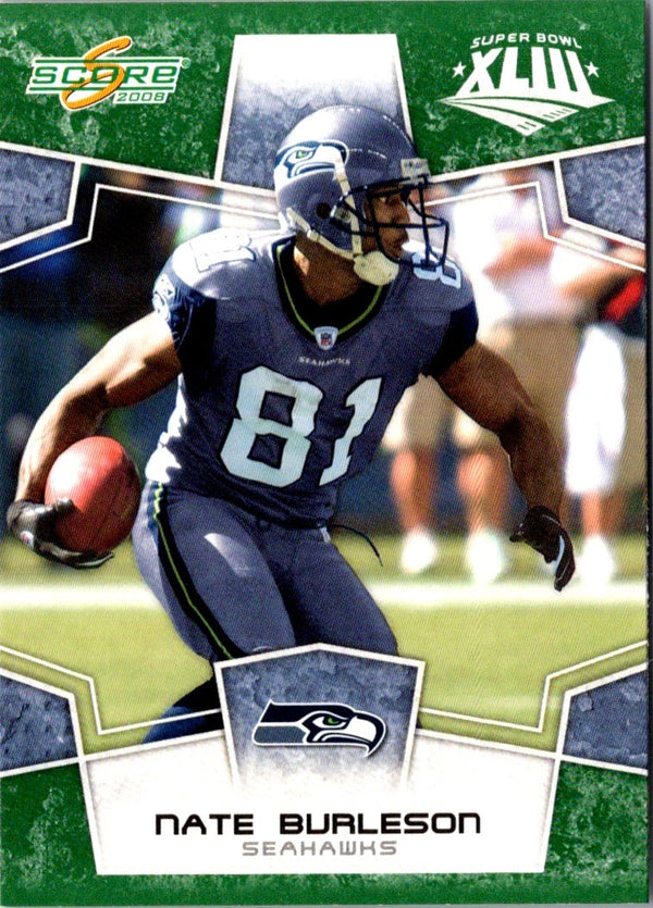 2008 Score Super Bowl XLIII Nate Burleson #284