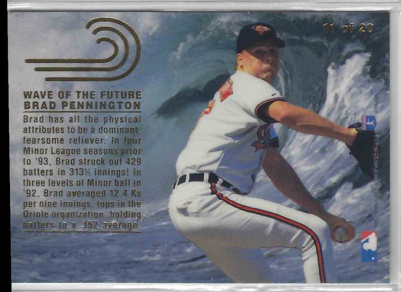 1994 Fleer Flair Brad Pennington