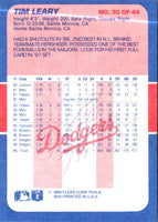 1989 Fleer Exciting Stars Tim Leary #30