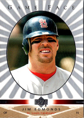 2003 Upper Deck Game Face Jim Edmonds #103