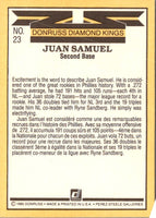 1985 Donruss Juan Samuel #23