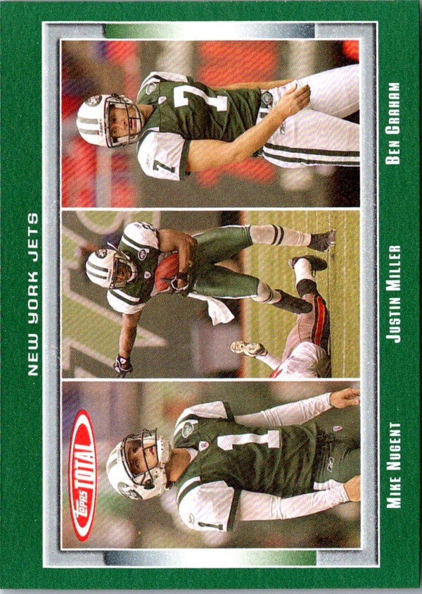 2006 Topps Total Mike Nugent/Justin Miller/Ben Graham #208 Rookie