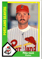 1990 CMC Portland Beavers Mike Cook #4