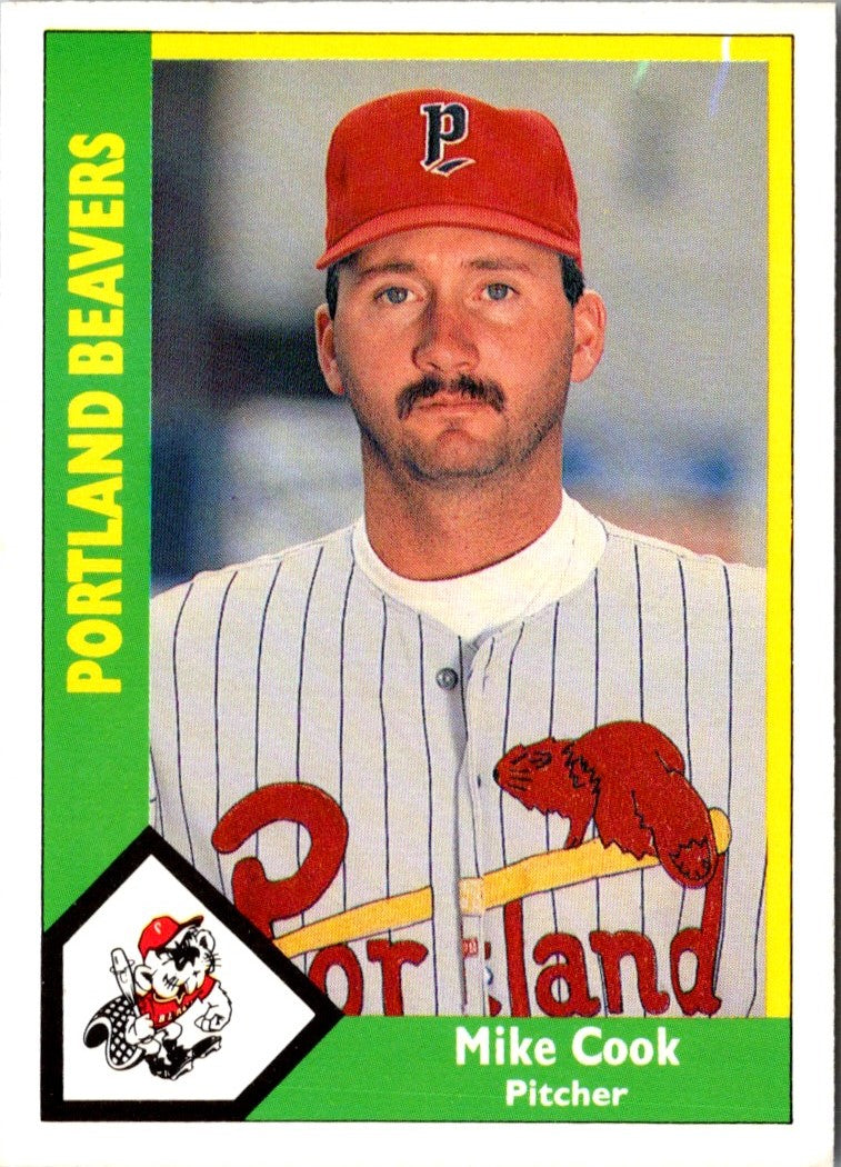 1990 CMC Portland Beavers Mike Cook