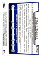 2012 Bowman Chrome Prospects Tyler Massey #BCP142